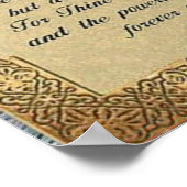 Poster L'Affiche De Prière Des Seigneurs, (Coin)