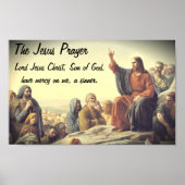 Poster L'affiche de prière Jésus (Devant)