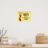 Poster L'affiche de psychologue de l'école joyeuse (Cuisine)