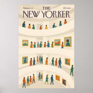 Poster L'affiche de scène du musée The New Yorker