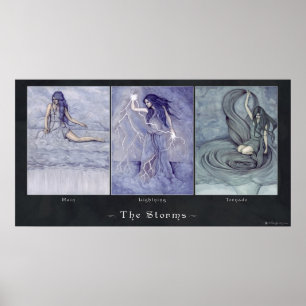 Poster L'affiche de série de tempêtes