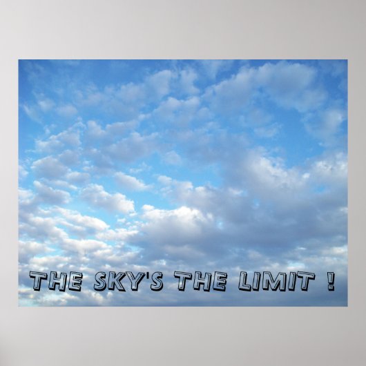 Poster L'affiche de Sky's The Limit (Devant)