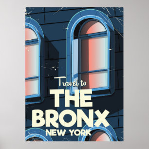 Poster L'affiche de voyage de Bronx New York City