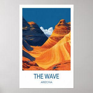 Poster L'affiche de voyage The Wave, Arizona
