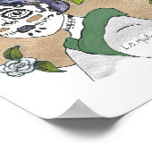 Poster L'affiche de Wallart Geisha Halloween (Coin)