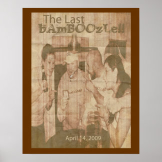 Poster L'affiche Dernière Bamboozle Retro