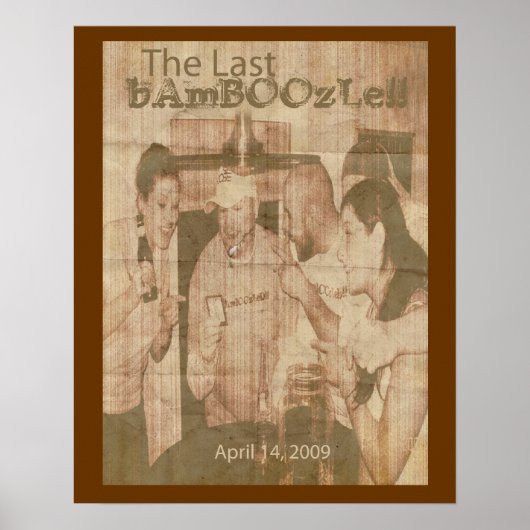 Poster L'affiche Dernière Bamboozle Retro (Devant)