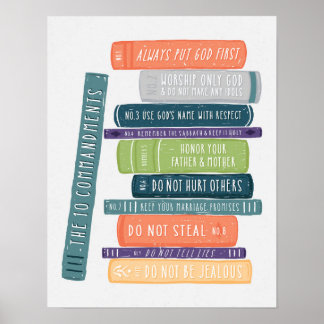 Poster L'affiche des dix commandements
