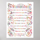 Poster L'affiche des dix commandements (Devant)