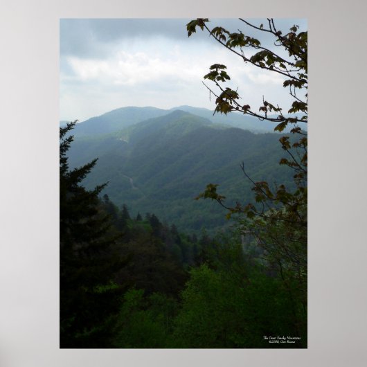 Poster L'affiche des Great Smoky Mountains (Devant)