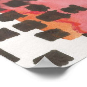 Poster L'affiche des médias mixtes (Coin)