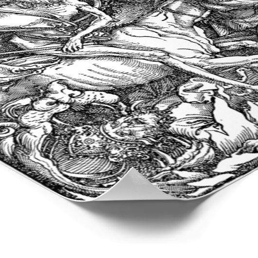 Poster L'affiche des quatre cavaliers (Coin)