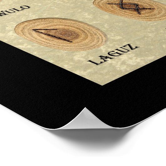 Poster L'affiche des Runes (Coin)