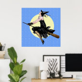 Poster L'affiche des sorcières modernes (Bureau à domicile)