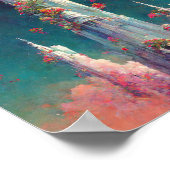 Poster L'affiche d'Imaginaire de tour en fleurs (Coin)