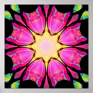 Poster L'affiche d'impression d'art de l'étoile (12"