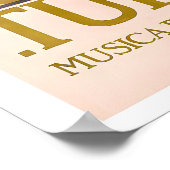Poster L'affiche d'opéra vintage Turandot de Puccini (Coin)