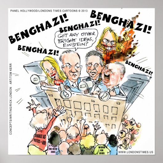 Poster L'affiche drôle de The Benghazi Shuffle (Devant)