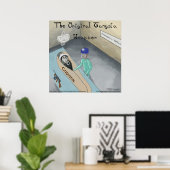 Poster L'affiche drôle des funérailles d'Al Capone (Bureau à domicile)