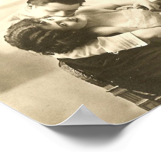 Poster L'affiche du baiser (Coin)