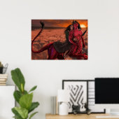 Poster L'affiche du bibliothécaire et de la bête (Bureau à domicile)