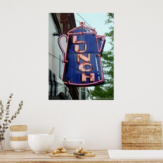 Poster L'affiche du Café Pot (Cuisine)