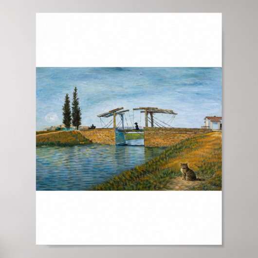 Poster L'affiche du Chat au pont de Langlois (Devant)