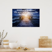 Poster L'affiche du chemin de la lumière (Cuisine)