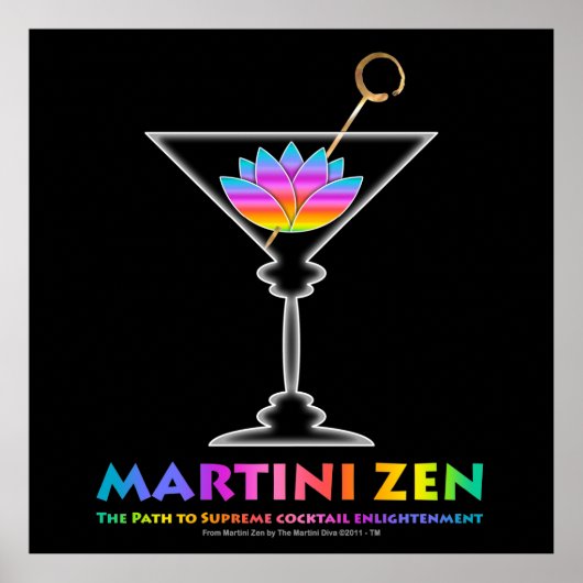 Poster L'affiche du Cocktail Enlightenment, Imprimés (Devant)