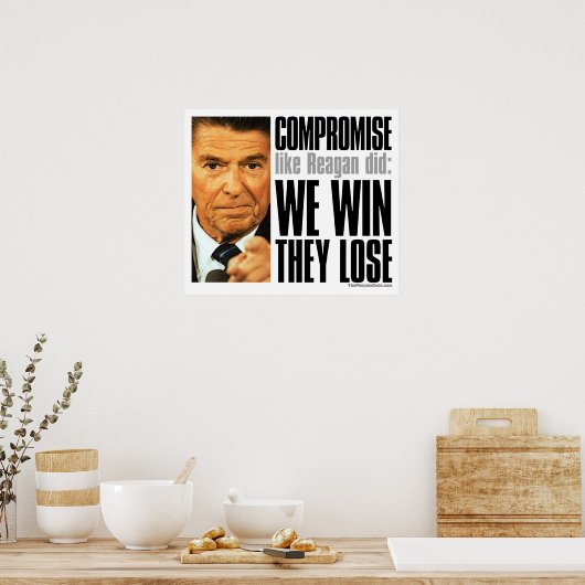 Poster L'affiche du compromis de Reagan (Cuisine)