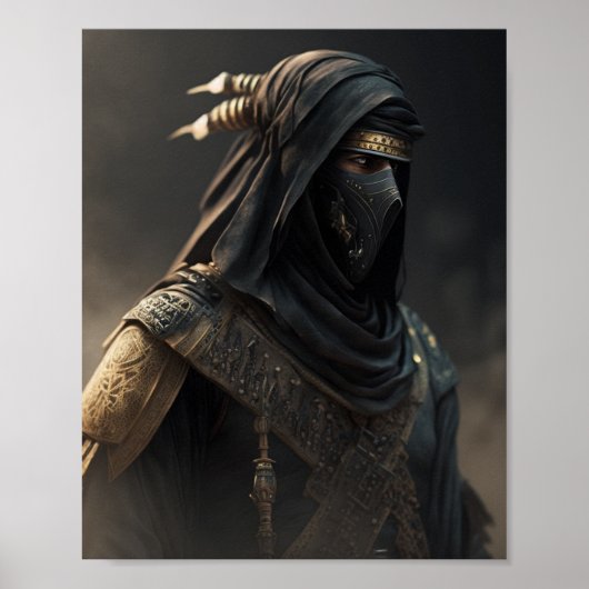 Poster L'affiche du guerrier arabe (Devant)