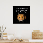 Poster L'affiche du hamster (Cuisine)