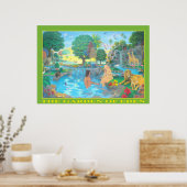 Poster L'affiche du jardin d'Eden (Cuisine)