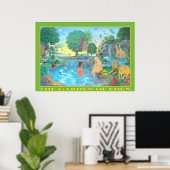 Poster L'affiche du jardin d'Eden (Bureau à domicile)