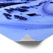 Poster L'affiche du lever du soleil sur les monts Snowy (Coin)