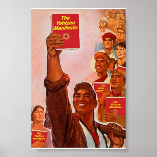 Poster L'affiche du Manifeste de Yahtzee (Devant)