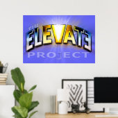Poster L'affiche du projet Elevate (Bureau à domicile)