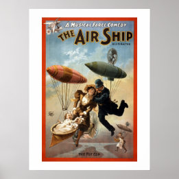 Poster L'affiche du Théâtre Vintage Airship.