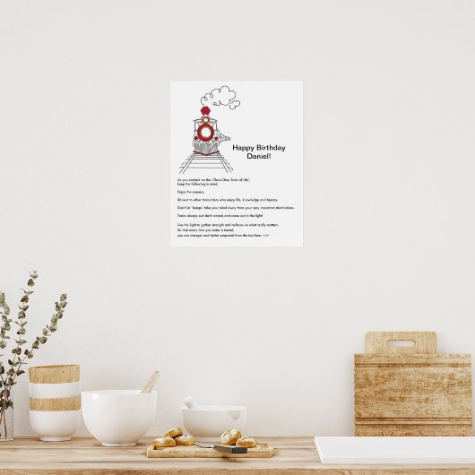 Poster L'affiche du train de vie Choo-Choo (Cuisine)