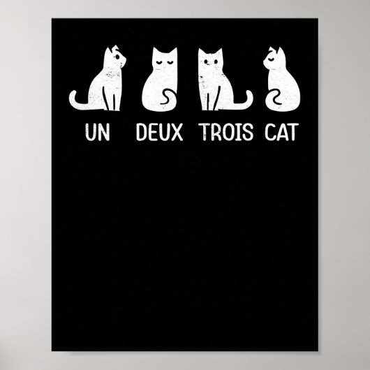 Poster l'affiche d'un deux trois chat (Devant)