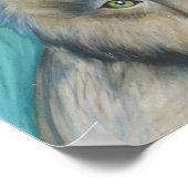 Poster L'affiche d'une fille et son loup (Coin)