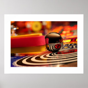 Poster L'affiche en spirale de flipper