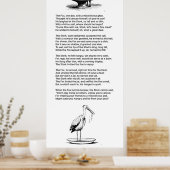 Poster L'Affiche Fox Et Stork (Cuisine)