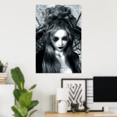 Poster L'affiche gothique de la tempête oubliée (Bureau à domicile)