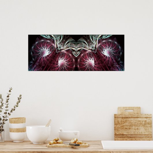 Poster L'affiche Joker Fractal Art (Cuisine)