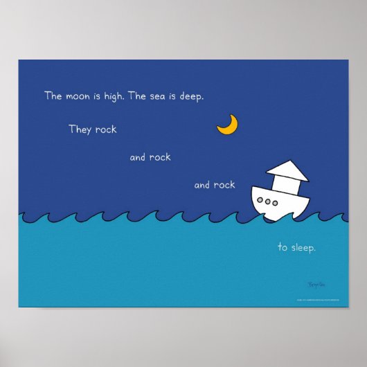 Poster L'affiche LA LUNE EST HAUTE de Sandra Boynton (Devant)