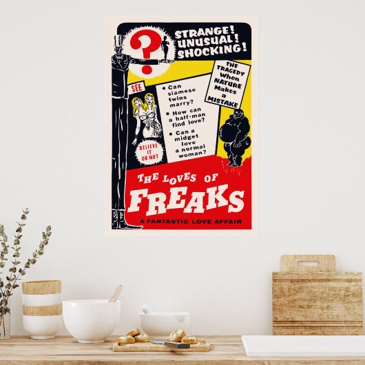 Poster L'affiche Loves of Freaks (Cuisine)