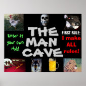 Poster L'affiche MAN CAVE (Devant)