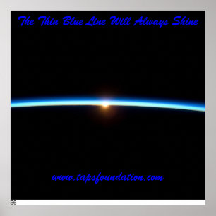 Poster L'affiche mince de Blue Line