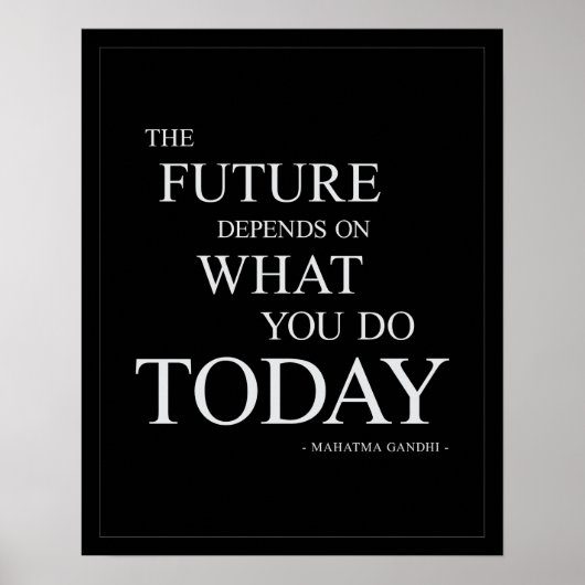 Poster L'affiche motivationnelle future-inspirationnelle (Devant)